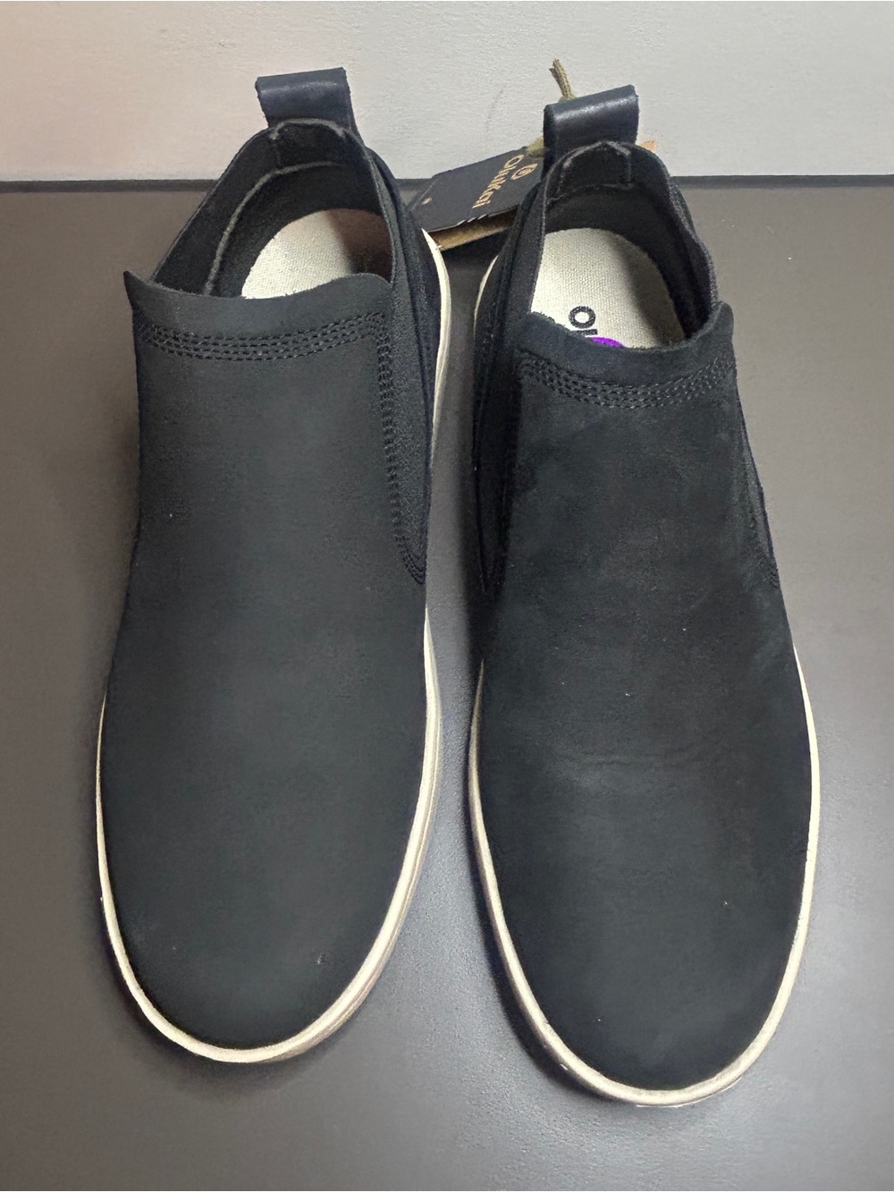 NWT OluKai Pehuea Mid Waterproof Leather Boots - Women's Size 8.5 Lava Rock
